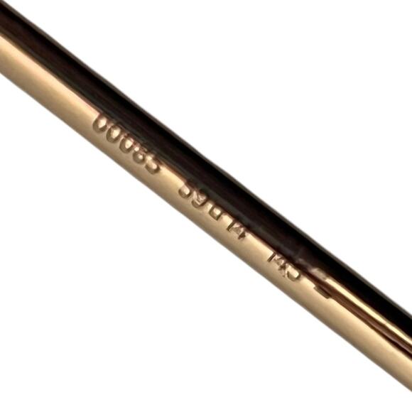 Christian Dior Split 1 Aviator Sun Glasses Shades 00085 Made In Italy Gold Green - Picture 10 of 12